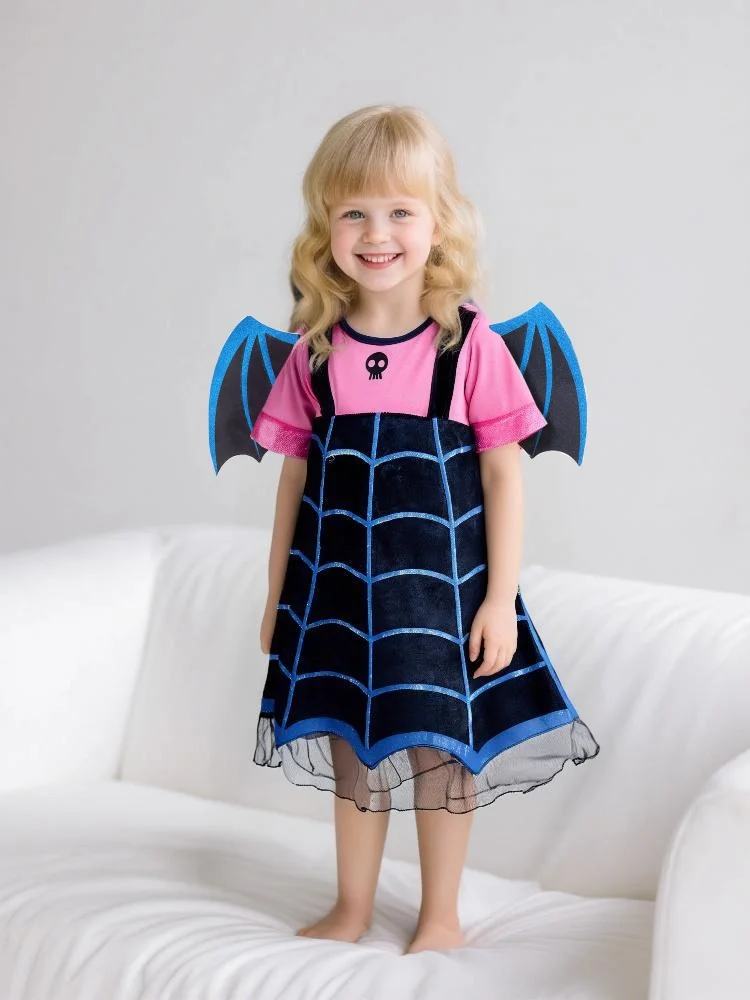 Vampirina Cosplay Dresses Girl Kids Princess Charms Dress Up Christmas Halloween Costume Children Carnival Party Costumes
Vampirina Cosplay Dresses Girl Kids Princess Charms Dress Up Christmas Halloween Costume Children Carnival Party Costumes