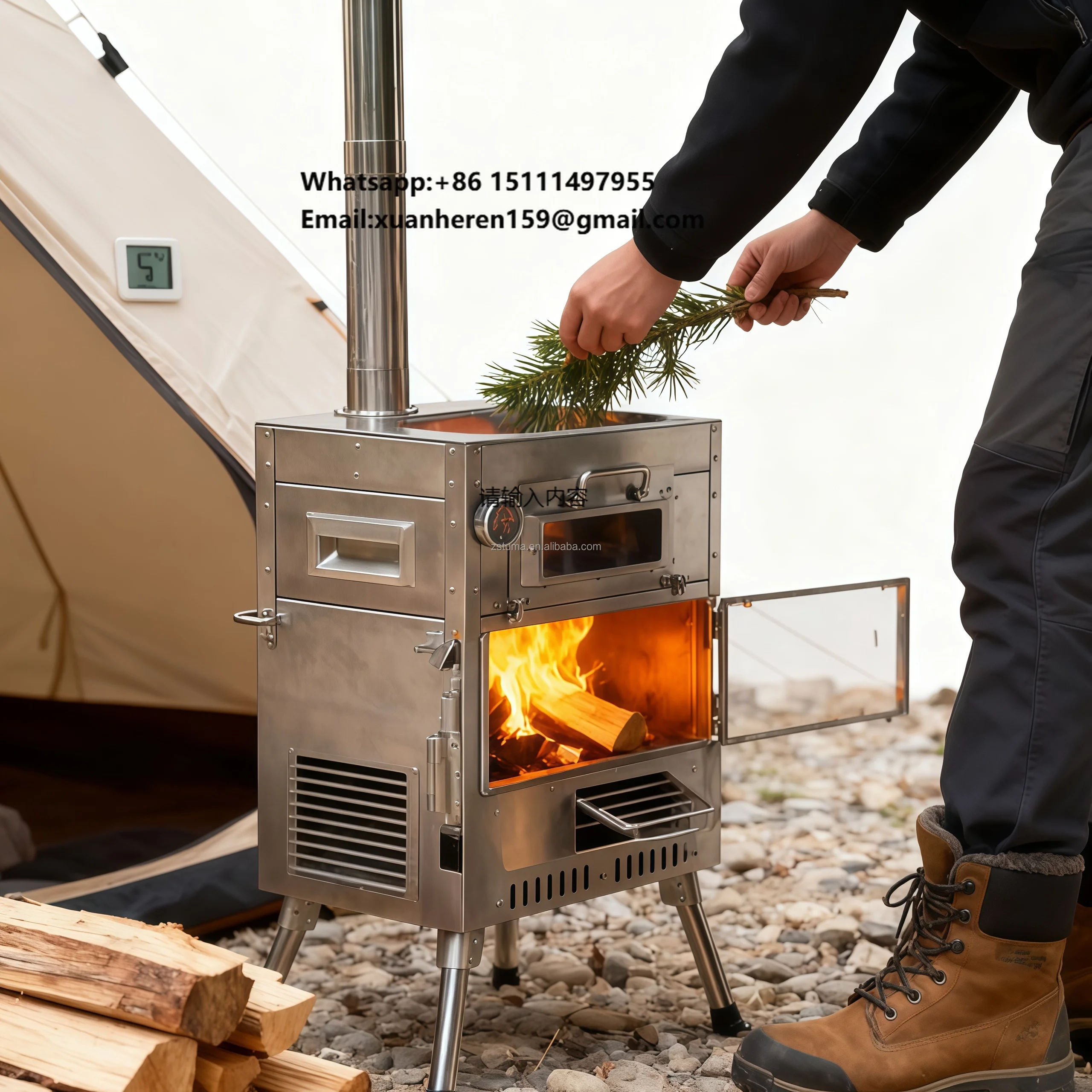 High Quality Wood Burning Fireplace with Chimney for Garden Backyard
High Quality Wood Burning Fireplace with Chimney for Garden Backyard