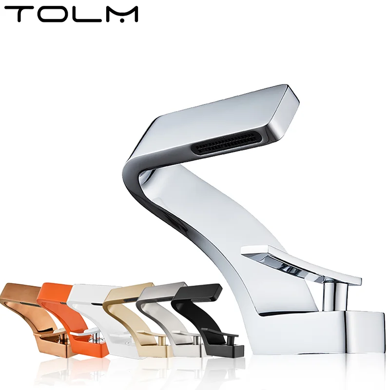 TOLM Matte Golden White Basin Faucet Deck Mounted Waterfall Bathroom Vessel Sink Mixer Tap Single Handle Hot Cold Water Tap
TOLM Matte Golden White Basin Faucet Deck Mounted Waterfall Bathroom Vessel Sink Mixer Tap Single Handle Hot Cold Water Tap