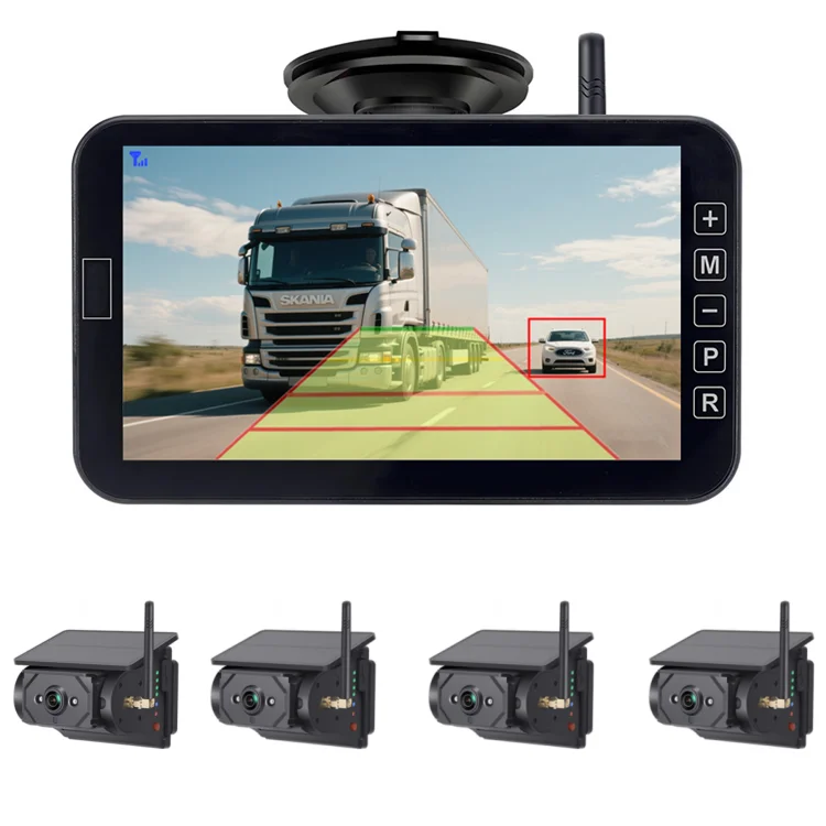 Wi-Fi Wireless Solar Camera Monitor for RV/Buse/Truck Rear-View Monitoring and MDVR Storage
Wi-Fi Wireless Solar Camera Monitor for RV/Buse/Truck Rear-View Monitoring and MDVR Storage