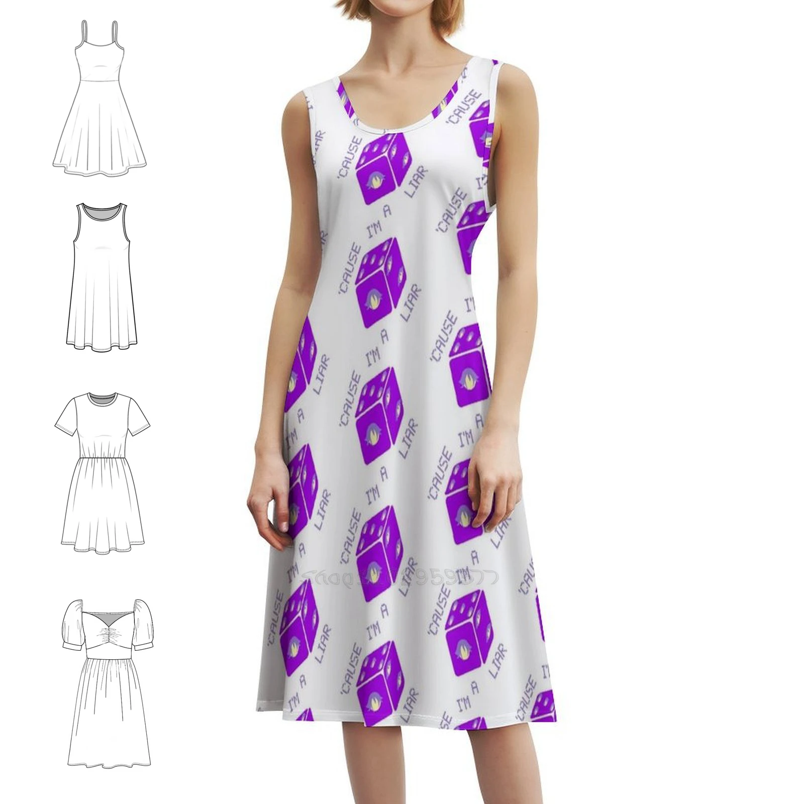 Kokichi Oma "Cause I'M A Liar" Мини-платье в консервативном стиле для женщин Трапеция Свободное повседневное дневное платье Danganronpa Kokichi Oma
Kokichi Oma "Cause I'M A Liar" Мини-платье в консервативном стиле для женщин Трапеция Свободное повседневное дневное платье Danganronpa Kokichi Oma