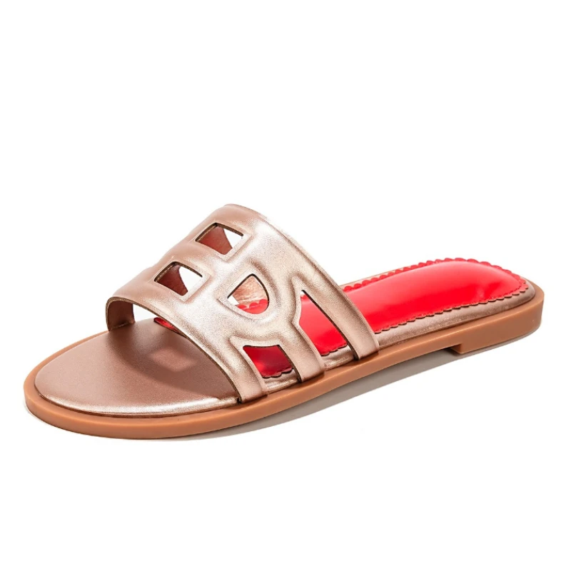 Summer Anti-Slip Flat Sandals Women's Casual Fashionable Slip-On Clogs Breathable Leather Upgraded Korean Style Thong Slippers
Summer Anti-Slip Flat Sandals Women's Casual Fashionable Slip-On Clogs Breathable Leather Upgraded Korean Style Thong Slippers