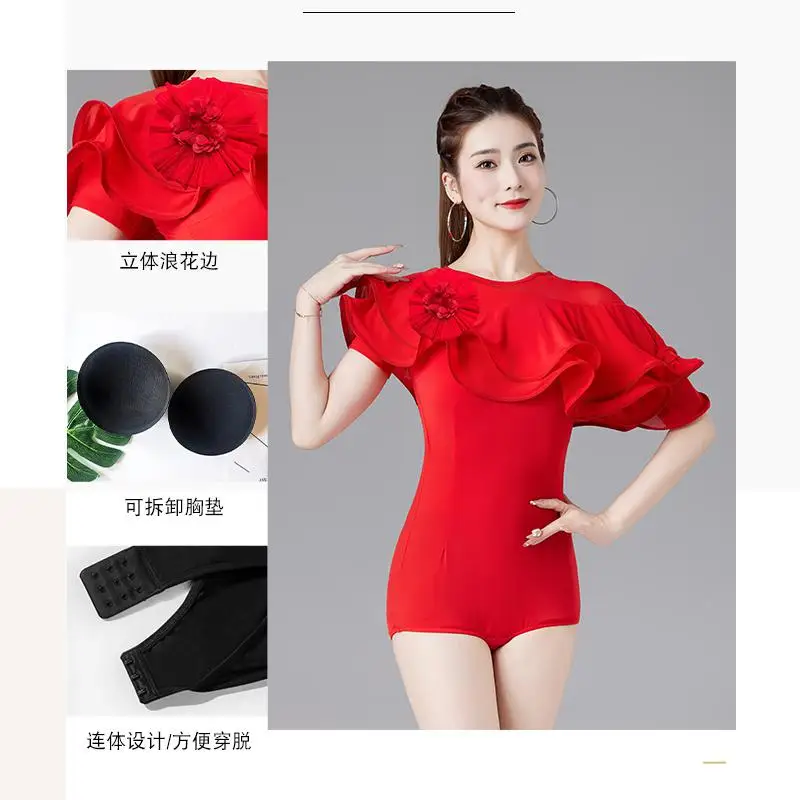2024 Modern Dance Leotard Women's New National Standard Dance Latin Ballroom Cha Cha Dance Top Performance Costumes 6080
2024 Modern Dance Leotard Women's New National Standard Dance Latin Ballroom Cha Cha Dance Top Performance Costumes 6080