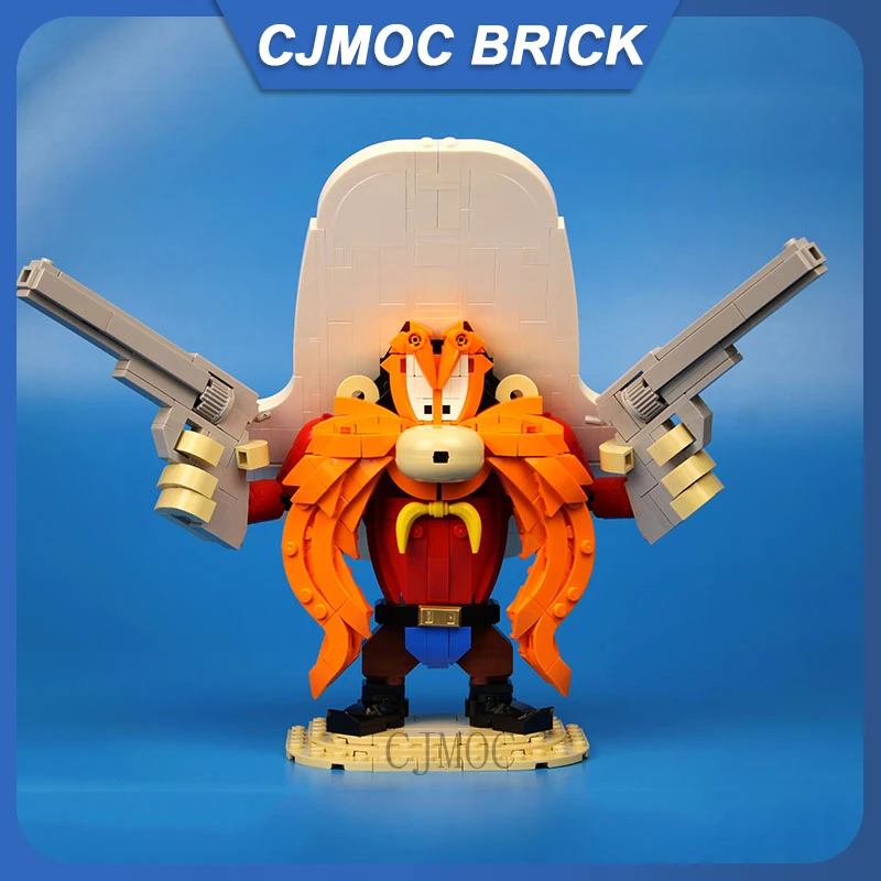 MOC 693 шт., персонажи аниме США YOSEMITE SAM, строительный блок, модель, строительный блок, сборные игрушки, детские развивающие игрушки, подарки для мальчиков
MOC 693 шт., персонажи аниме США YOSEMITE SAM, строительный блок, модель, строительный блок, сборные игрушки, детские развивающие игрушки, подарки для мальчиков