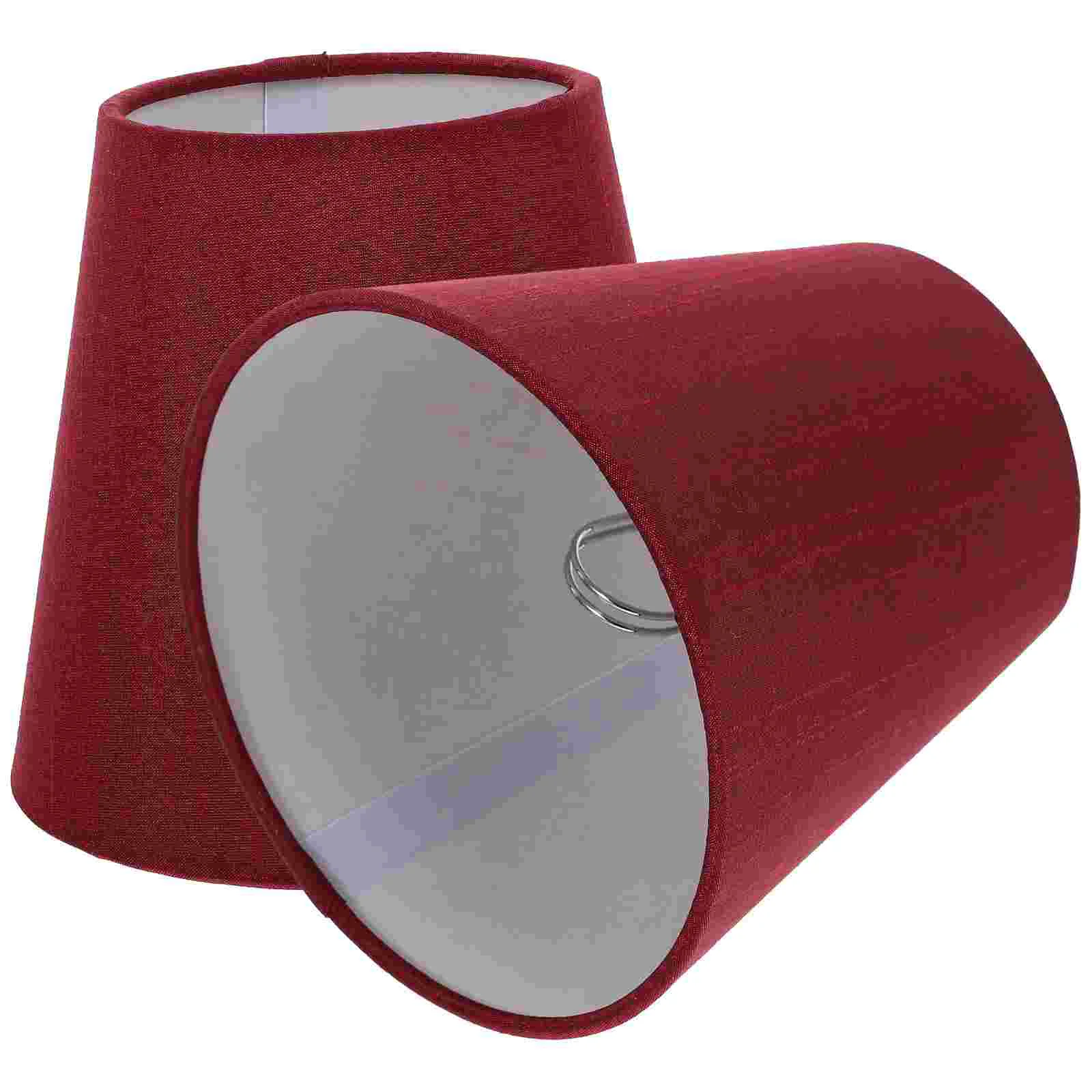 2 Pcs Lampshade Wall Light Cover Drum Desk Red Bulb Accessories Pendant Clip-on for Small Shades
2 Pcs Lampshade Wall Light Cover Drum Desk Red Bulb Accessories Pendant Clip-on for Small Shades