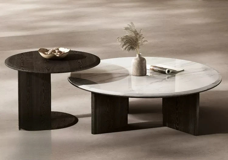 PYJ pure natural luxury stone high sense modern simple light luxury living room marble round coffee table
PYJ pure natural luxury stone high sense modern simple light luxury living room marble round coffee table