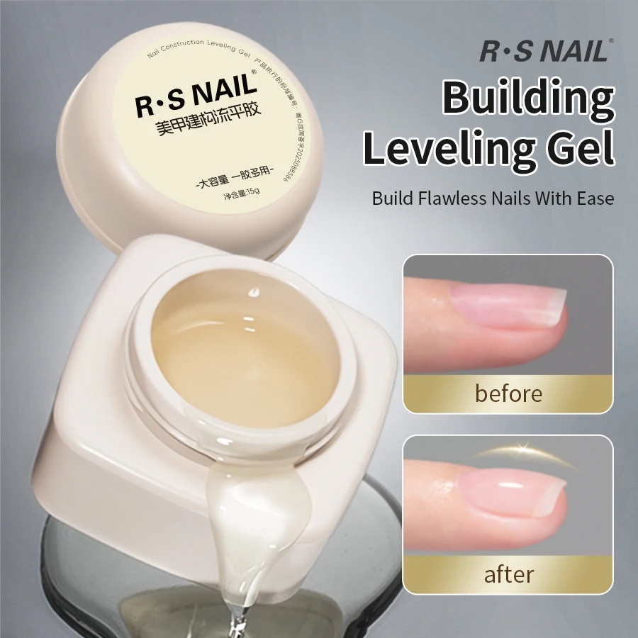 RSNAIL Builder Leveling Base Gel Clear Strengthener Gel Nail Polish 5s Quick Drying Extension 15g Large Capacity Function Gel
RSNAIL Builder Leveling Base Gel Clear Strengthener Gel Nail Polish 5s Quick Drying Extension 15g Large Capacity Function Gel