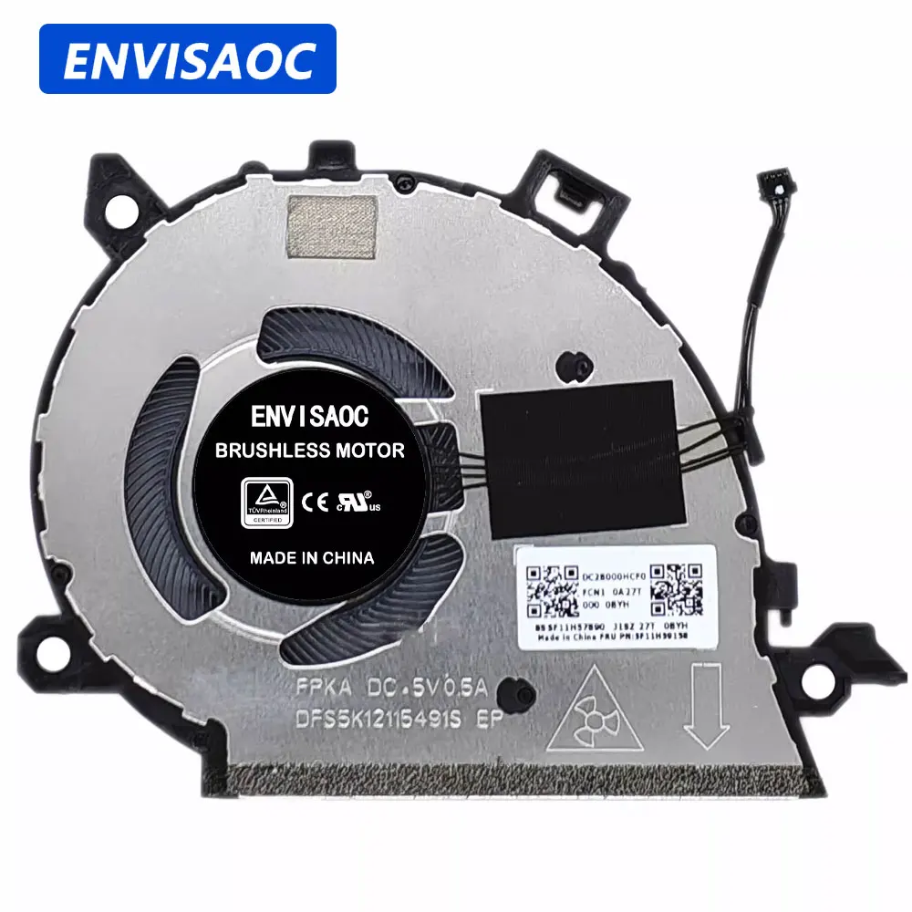 OEM NEW For Lenovo IdeaPad IP Flex 5 Chrome 14IAU7 Type 83EK Laptop CPU Cooling Fan Heatsink Fan Cooler 5F11H59158 5F11H59156
OEM NEW For Lenovo IdeaPad IP Flex 5 Chrome 14IAU7 Type 83EK Laptop CPU Cooling Fan Heatsink Fan Cooler 5F11H59158 5F11H59156