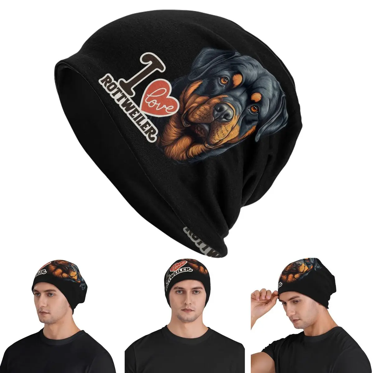 Rottweiler Dog Skullies Beanies Hats Warm Autumn Winter Outdoor Cap Knitted Bonnet Caps for Unisex Adult
Rottweiler Dog Skullies Beanies Hats Warm Autumn Winter Outdoor Cap Knitted Bonnet Caps for Unisex Adult