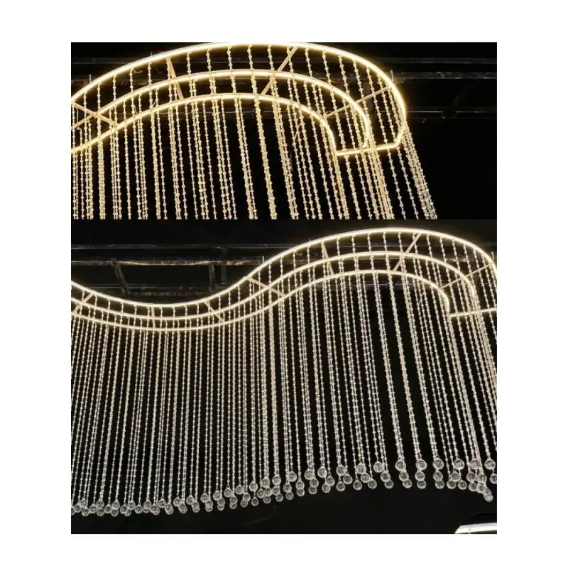 Crystal Bead Curtain Hanging Led Strings Pieces For Wedding Props Hotel Banquet Hall Chapel Stage Ceiling Background Setup
Crystal Bead Curtain Hanging Led Strings Pieces For Wedding Props Hotel Banquet Hall Chapel Stage Ceiling Background Setup