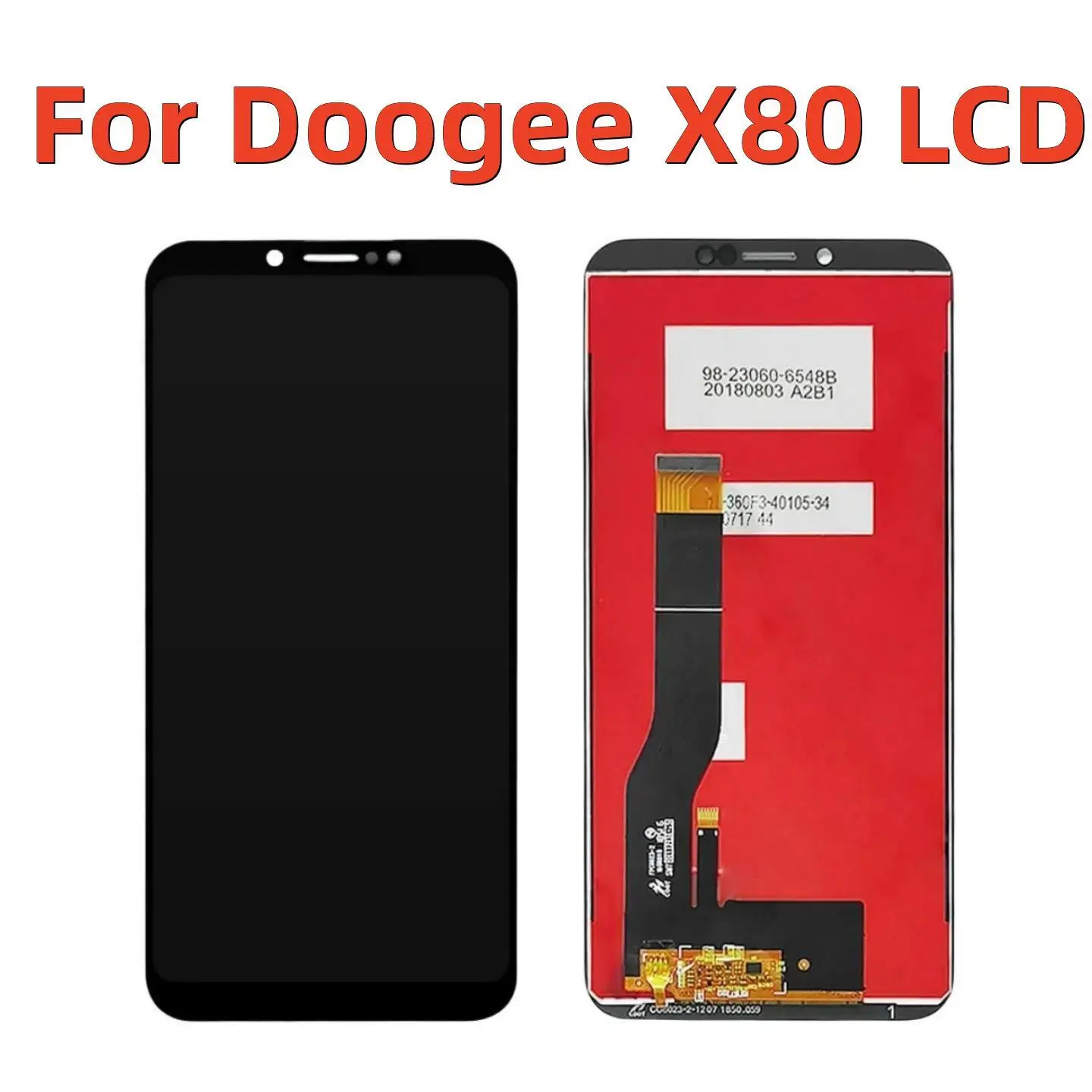 For Doogee X80 LCD Display+Touch Screen Digitizer Repair Replacement Parts For Doogee X80 Phone Accessory
For Doogee X80 LCD Display+Touch Screen Digitizer Repair Replacement Parts For Doogee X80 Phone Accessory