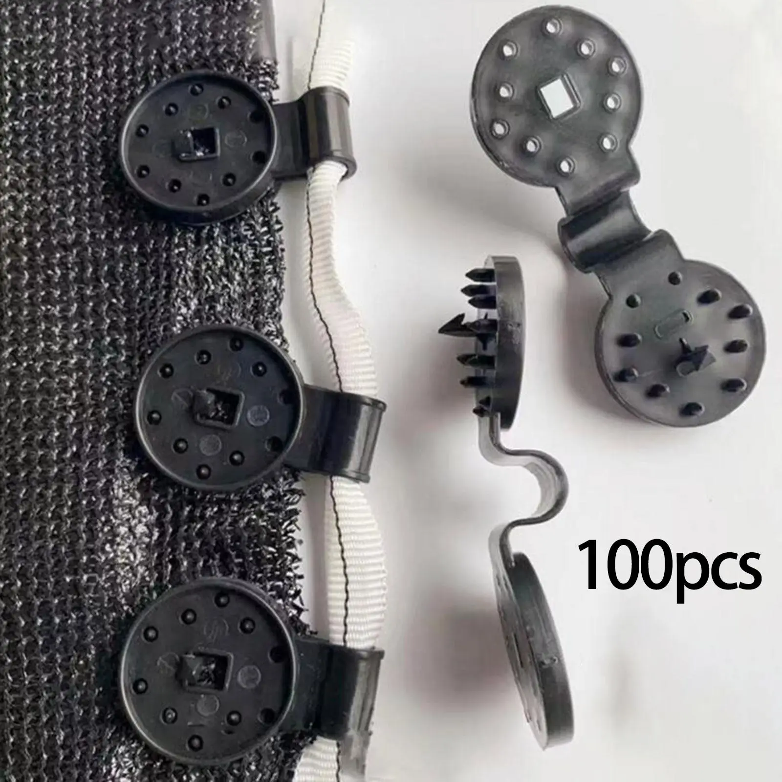 Shade Cloth Clips Mesh Netting Windproof Tarp Clamp Modern Design PP Material for Outdoor Garden Balcony
Shade Cloth Clips Mesh Netting Windproof Tarp Clamp Modern Design PP Material for Outdoor Garden Balcony