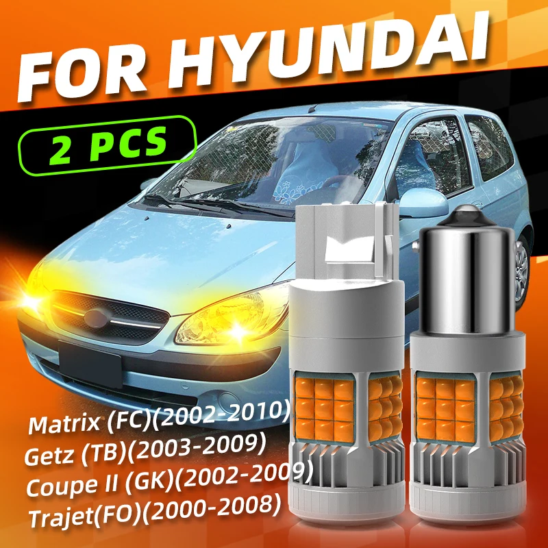 2×Car LED Turn Signal Lights Bulbs Front/Rear Direction Indicator Amber For Hyundai Matrix Getz Coupe Trajet 2002 2003 2006 2008
2×Car LED Turn Signal Lights Bulbs Front/Rear Direction Indicator Amber For Hyundai Matrix Getz Coupe Trajet 2002 2003 2006 2008