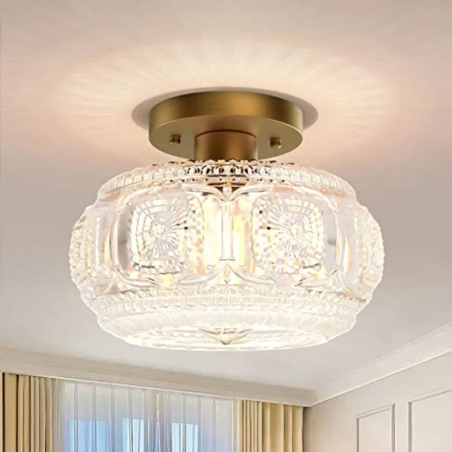 Semi Flush Mount Ceiling Light Globe Glass Ceiling Light Fixture Modern Lighting for Hallway Porch Corridor Kitchen Bedroom Bul
Semi Flush Mount Ceiling Light Globe Glass Ceiling Light Fixture Modern Lighting for Hallway Porch Corridor Kitchen Bedroom Bul