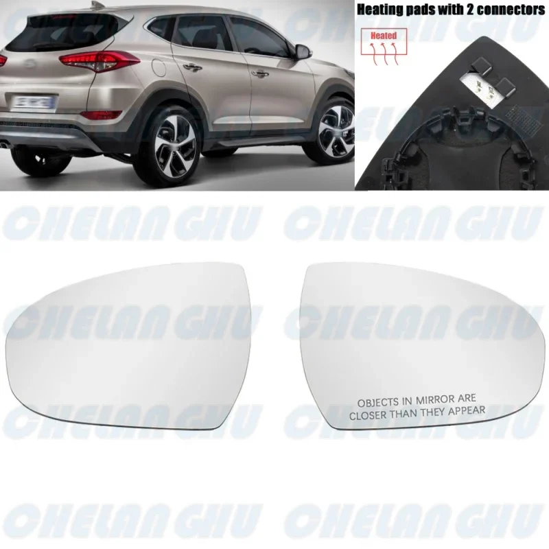 For Hyundai Tucson 2016 2017 2018 US Version 1 Pair Heated Rear Mirror Glass Car accessories 87611-D3400 87621-D3400
For Hyundai Tucson 2016 2017 2018 US Version 1 Pair Heated Rear Mirror Glass Car accessories 87611-D3400 87621-D3400