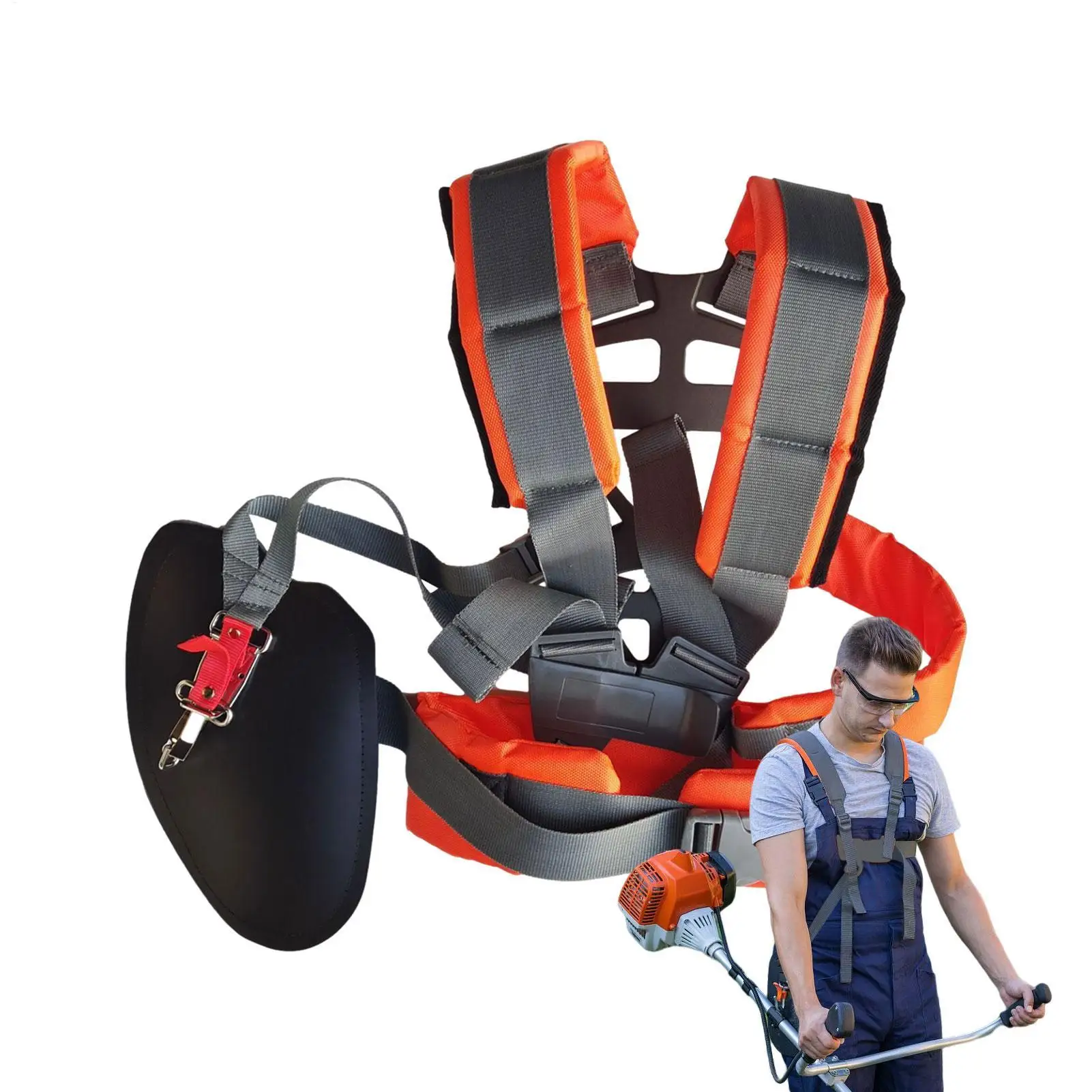 Double Shoulder grass Mower Strap Lawnmower Shoulder Strap With Comfortable Padding Gardening Tools For Trimming Gardening Lawn
Double Shoulder grass Mower Strap Lawnmower Shoulder Strap With Comfortable Padding Gardening Tools For Trimming Gardening Lawn