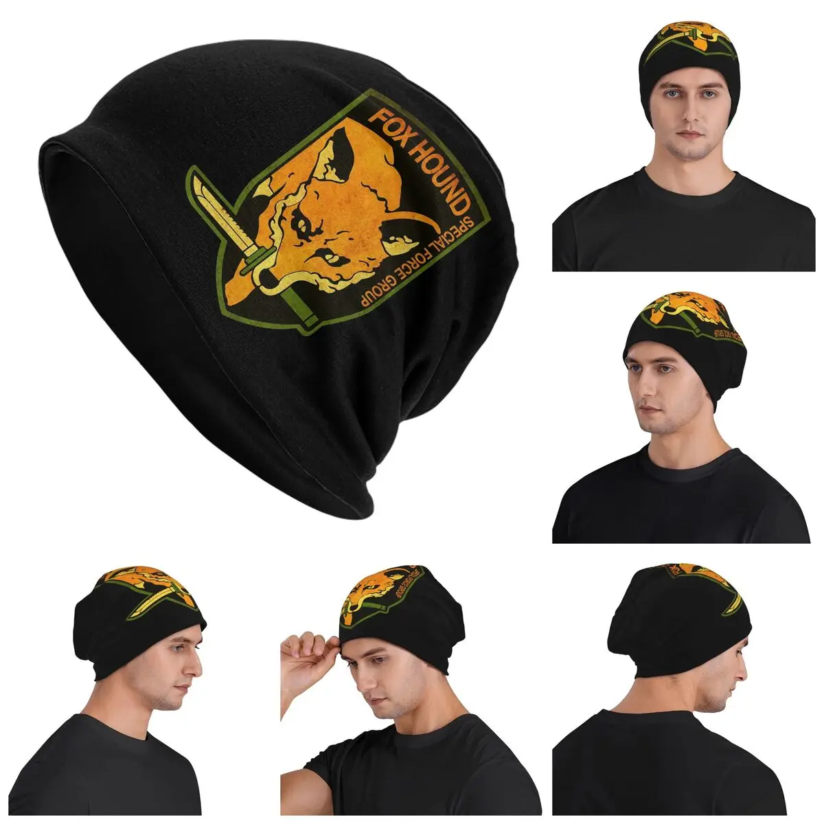METAL GEAR SOLID Fox Hound Rust Logo Теплая вязаная шапка Модная шапка-капот Осень-зима Уличные шапки Шапки для унисекс для взрослых
METAL GEAR SOLID Fox Hound Rust Logo Теплая вязаная шапка Модная шапка-капот Осень-зима Уличные шапки Шапки для унисекс для взрослых