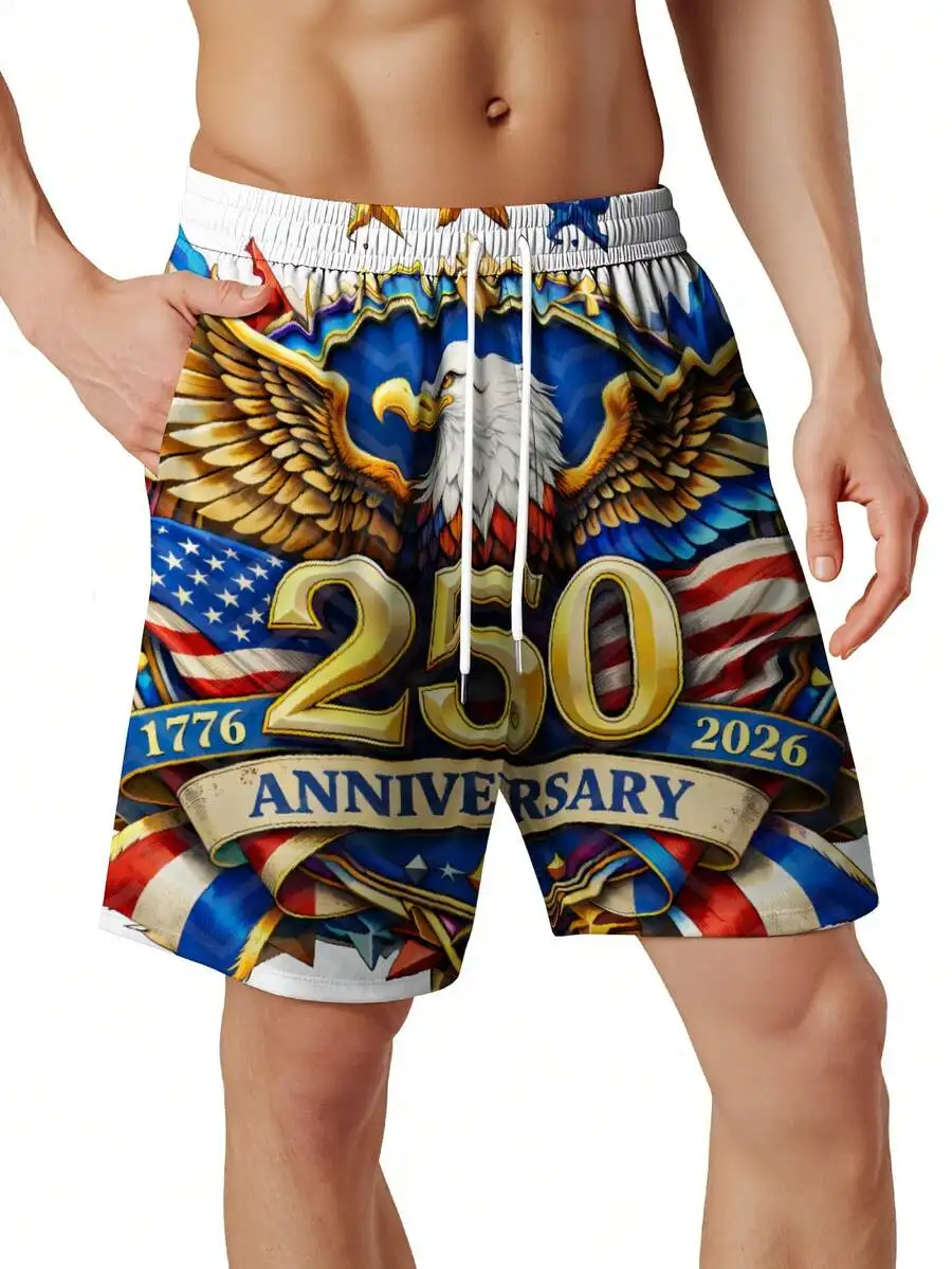 Mens 250th Anniversary 1776-2026 Patriotic USA Flag Swim Trunks Beach Shorts
Mens 250th Anniversary 1776-2026 Patriotic USA Flag Swim Trunks Beach Shorts