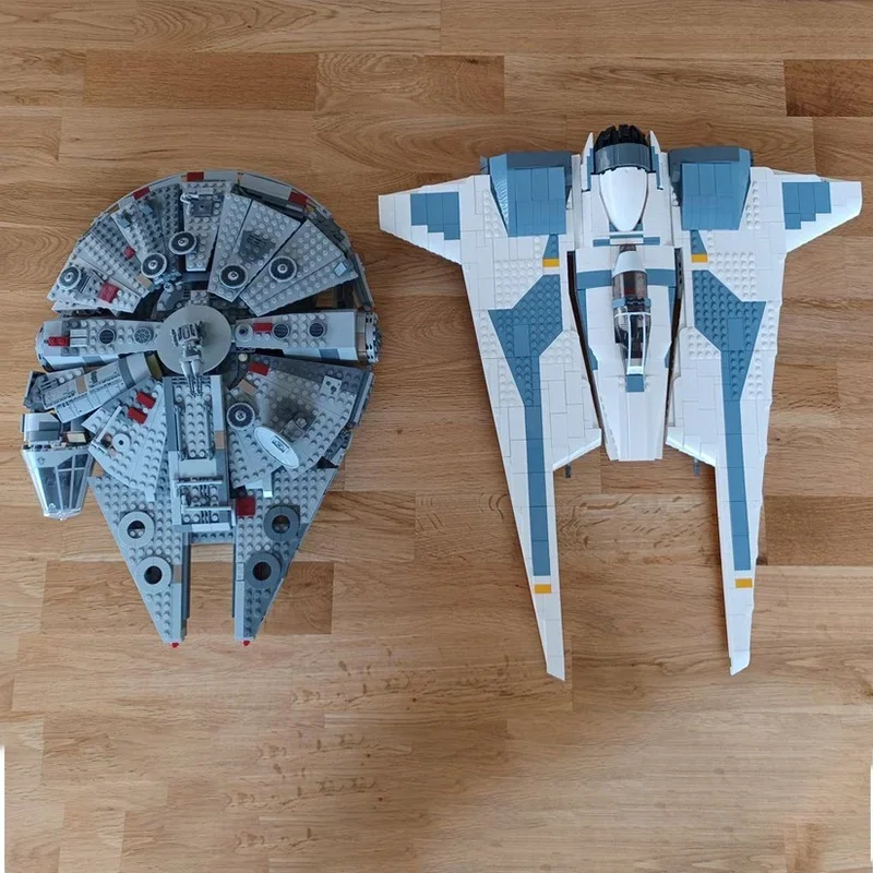 1202pcs MOC FANG FIGHTER Space Wars Model Building Blocks Architecture Assembly DIY Creative Idea Display Brick Gift Collection
1202pcs MOC FANG FIGHTER Space Wars Model Building Blocks Architecture Assembly DIY Creative Idea Display Brick Gift Collection
