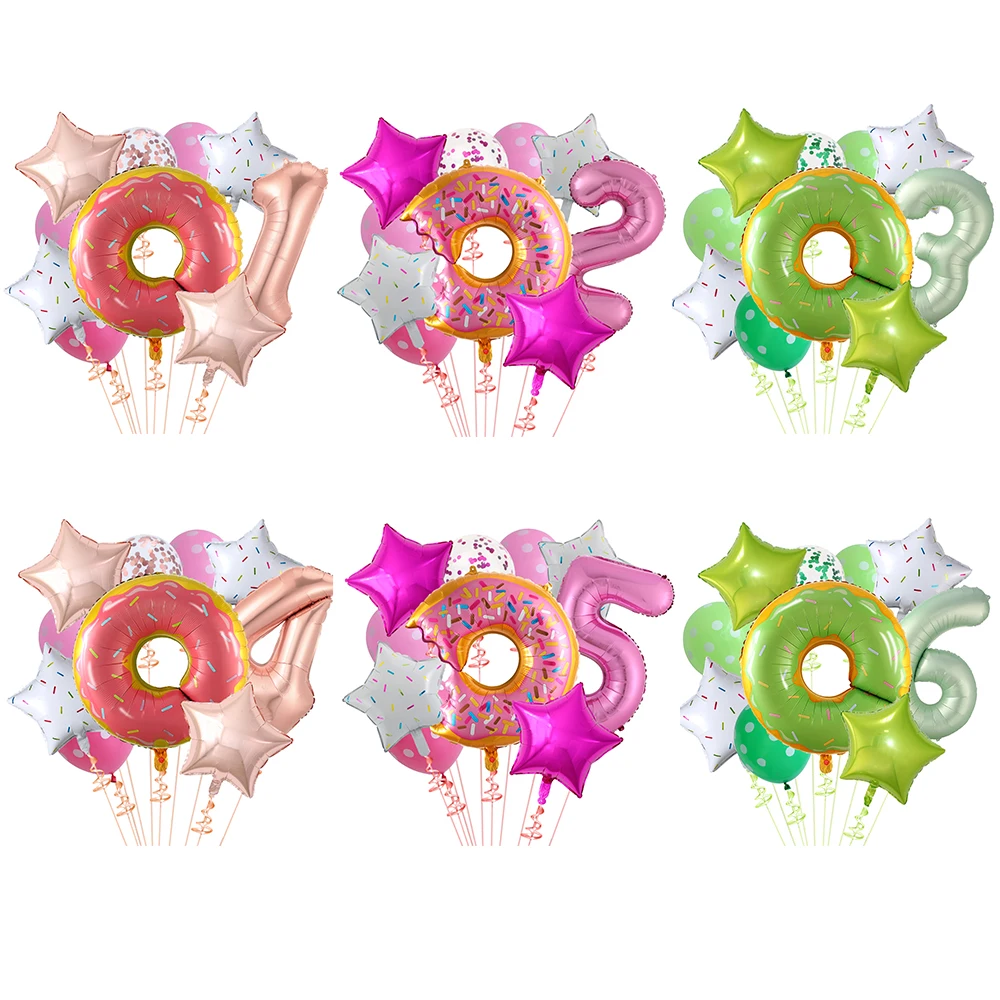 1set Big Donut Foil Balloons1 2 3 4 5 6 7 8 9Year Digital Helium Ball Girls Birthday Party Decor Pink Donut Baby Shower Supplies
1set Big Donut Foil Balloons1 2 3 4 5 6 7 8 9Year Digital Helium Ball Girls Birthday Party Decor Pink Donut Baby Shower Supplies