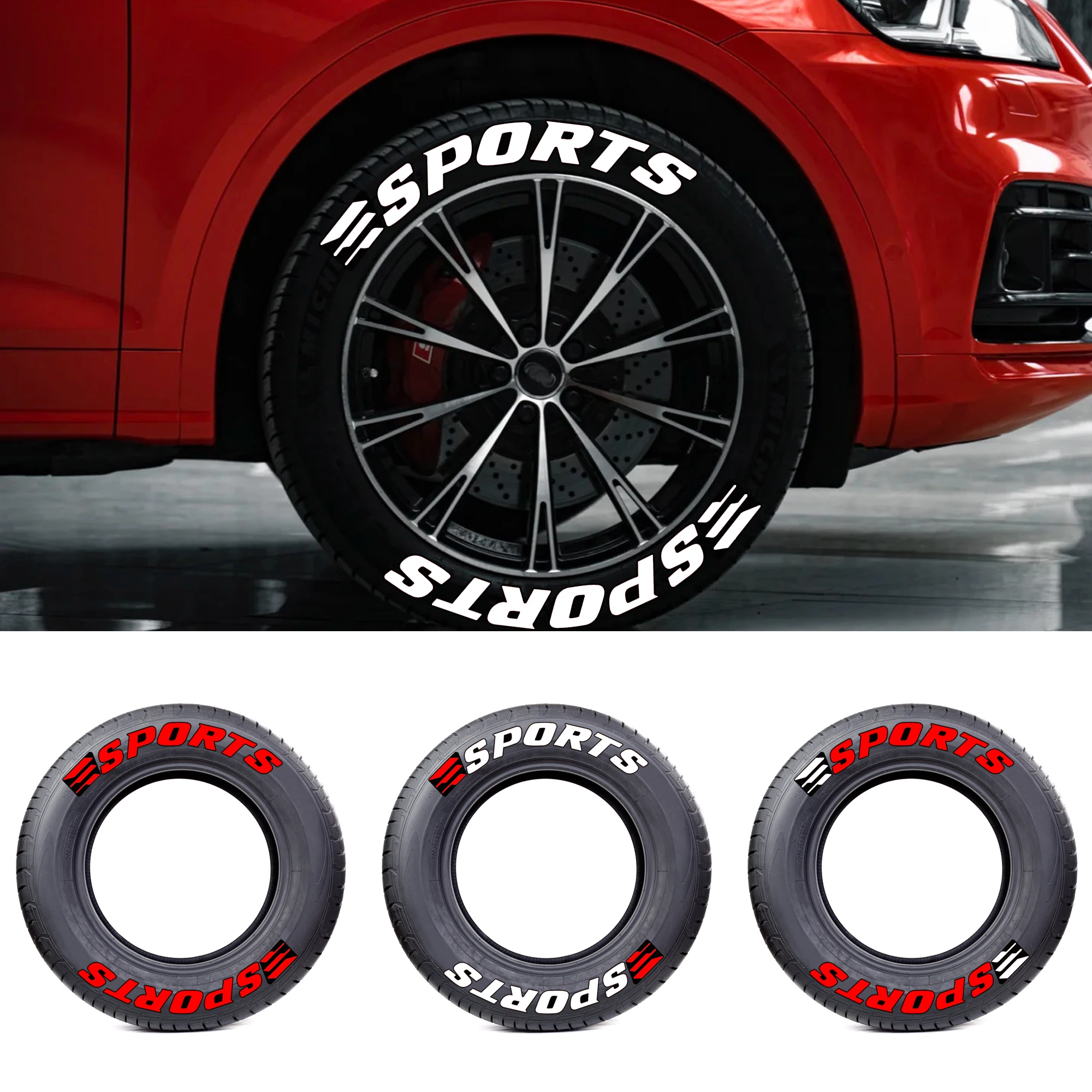 Новый стиль, СПОРТИВНЫЕ наклейки с надписью для шин, постоянный клей для динамического дизайна шин, персонализированный Стайлинг, автомобильные аксессуары 
Новый стиль, СПОРТИВНЫЕ наклейки с надписью для шин, постоянный клей для динамического дизайна шин, персонализированный Стайлинг, автомобильные аксессуары