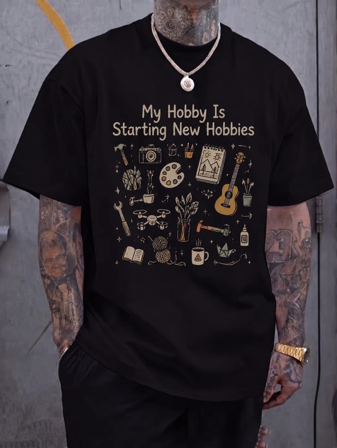 Men Graphic Tee Short Sleeve Classic Fit Hobby Icon Illustration Vintage Retro Print Streetwear Outdoor Daily Casual Soft
Men Graphic Tee Short Sleeve Classic Fit Hobby Icon Illustration Vintage Retro Print Streetwear Outdoor Daily Casual Soft