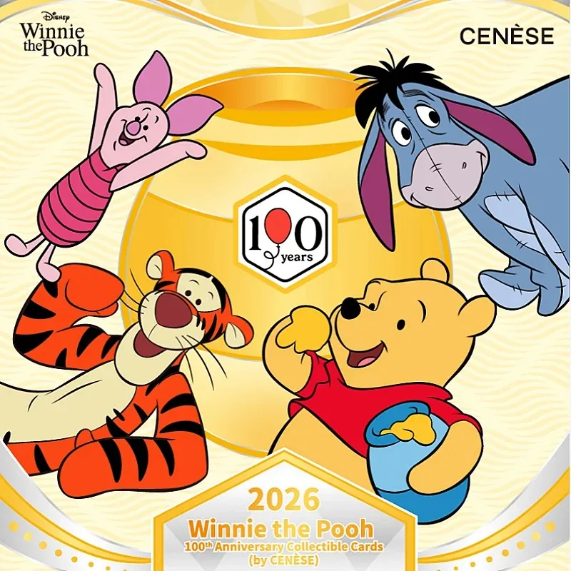2026 Genuine Winnie The Pooh 100th Anniversary Trading Card Full Set Limited Edition Rare Collection Card Blind Box Gift Toy
2026 Genuine Winnie The Pooh 100th Anniversary Trading Card Full Set Limited Edition Rare Collection Card Blind Box Gift Toy