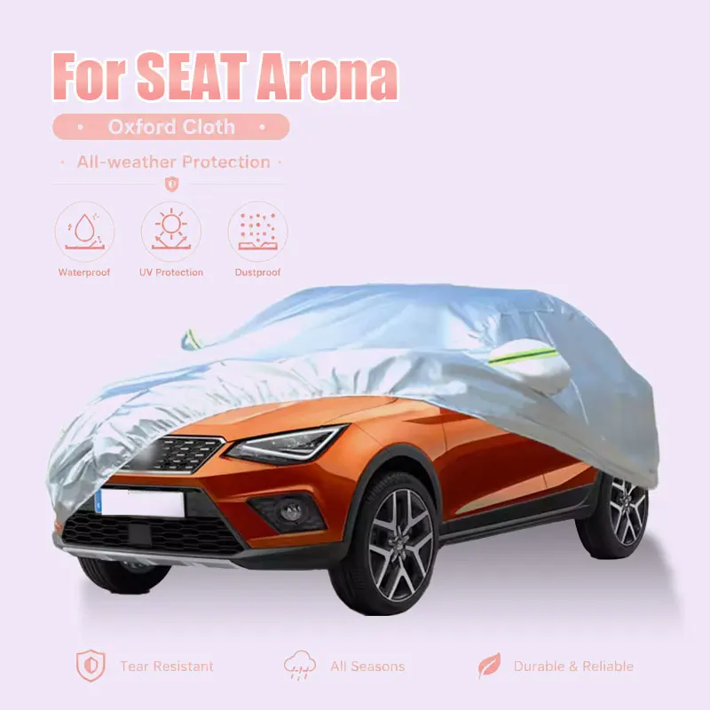 For SEAT Arona Full Car Cover Reflective Strips Waterproof Snowproof Dustproof UV Protection Exterior Accessories
For SEAT Arona Full Car Cover Reflective Strips Waterproof Snowproof Dustproof UV Protection Exterior Accessories