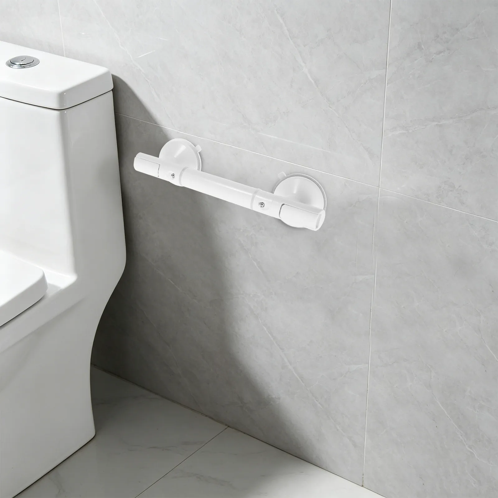 14 Inch White Bathroom Grab Bar with Strong Suction Cup Non Slip Plastic Safety Handle for Toilet Shower Tub Elderly Senior
14 Inch White Bathroom Grab Bar with Strong Suction Cup Non Slip Plastic Safety Handle for Toilet Shower Tub Elderly Senior