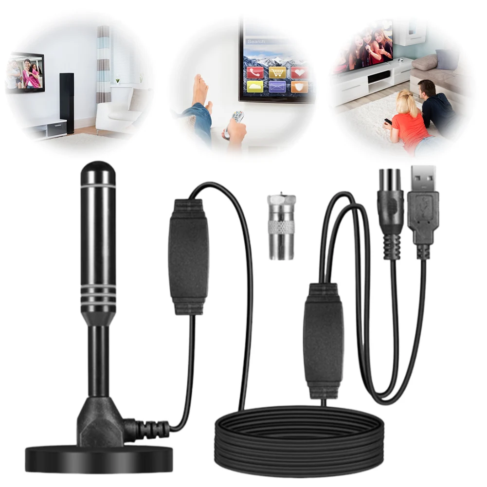 Indoor TV Antenna 37dB High Gain Multi-use HDTV Digital Box Indoor Antenna Smart TV Antenna for TV Indoor 4k 1080P Channels
Indoor TV Antenna 37dB High Gain Multi-use HDTV Digital Box Indoor Antenna Smart TV Antenna for TV Indoor 4k 1080P Channels