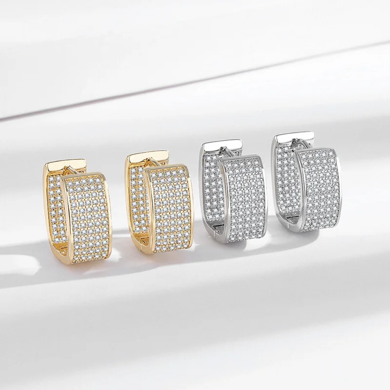 2026 Fashion Chic Geometric Wide-Rimmed Zirconia Earrings for Women - High-End Design Micro-Inset Ear Ring - Piercing Jewelry
2026 Fashion Chic Geometric Wide-Rimmed Zirconia Earrings for Women - High-End Design Micro-Inset Ear Ring - Piercing Jewelry