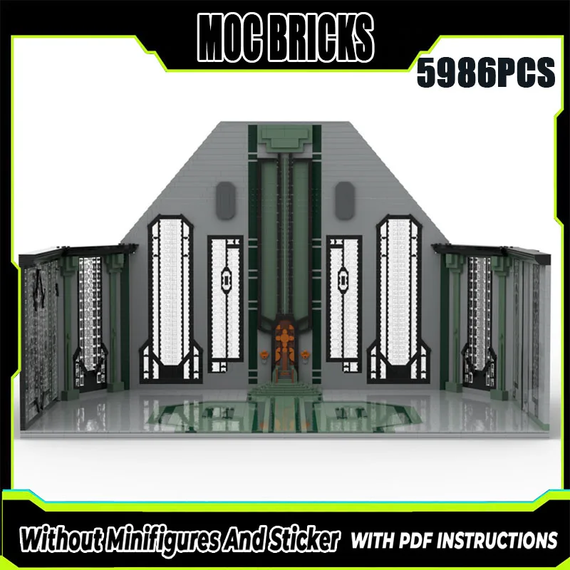 Star movie model Moc building block Mandalorian Sandari Palace modular building block gift Christmas toy DIY set assembly
Star movie model Moc building block Mandalorian Sandari Palace modular building block gift Christmas toy DIY set assembly