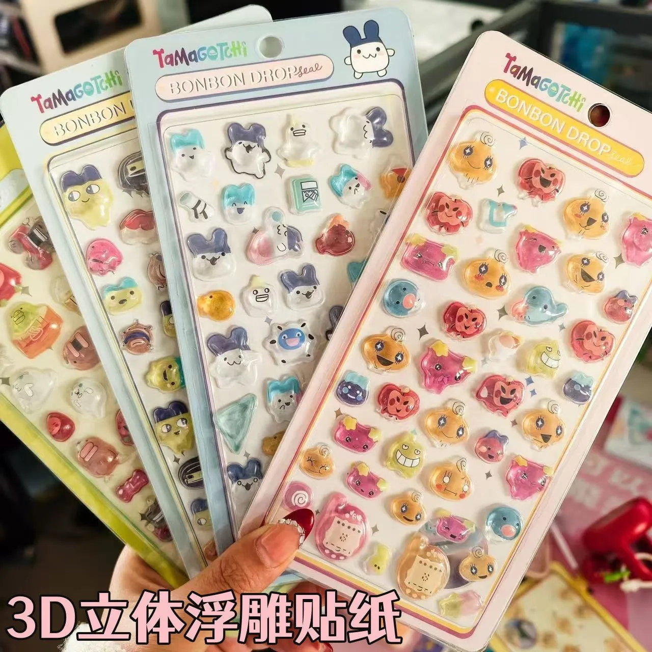  4/10pcs Tamagotchi Stickers 3D Crystal Stereo Cartoon Anime Phone Case Decorative Stickers Stylish Transparent Stickers Gift
4/10pcs Tamagotchi Stickers 3D Crystal Stereo Cartoon Anime Phone Case Decorative Stickers Stylish Transparent Stickers Gift 