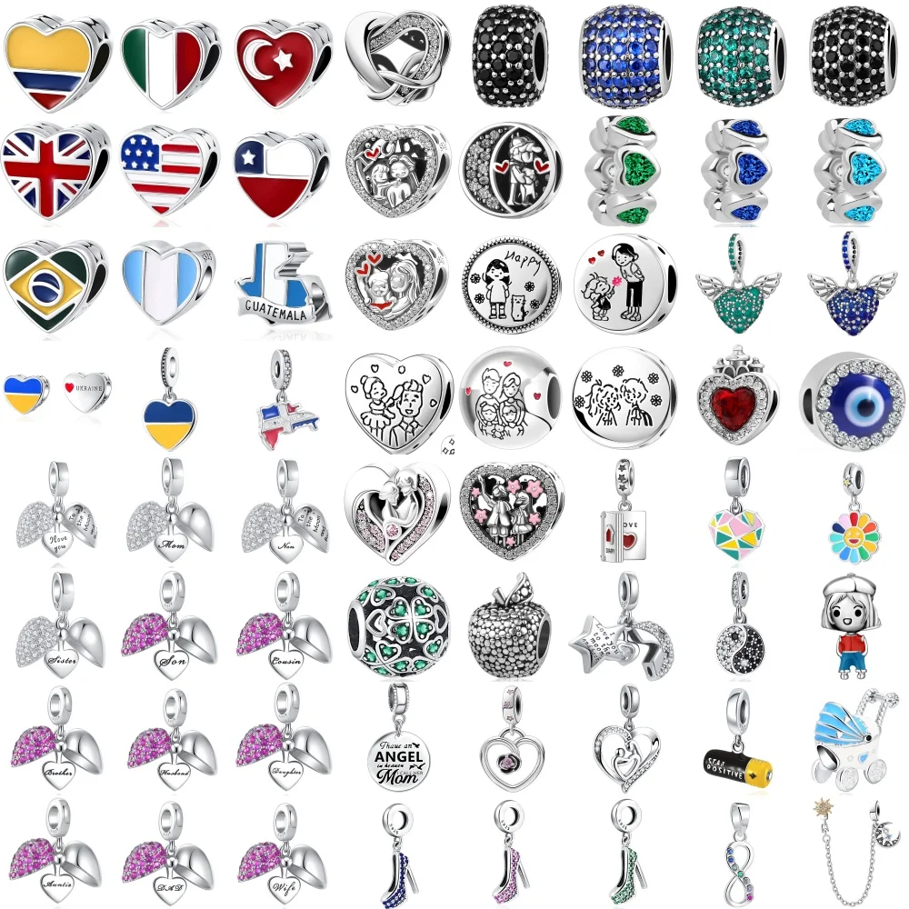 Hot Selling 925 Silver Heart-Shaped Flag Beads High Heels Pendant,Fit Original Bracelet, DIY Accessories,Exquisite Jewelry
Hot Selling 925 Silver Heart-Shaped Flag Beads High Heels Pendant,Fit Original Bracelet, DIY Accessories,Exquisite Jewelry 