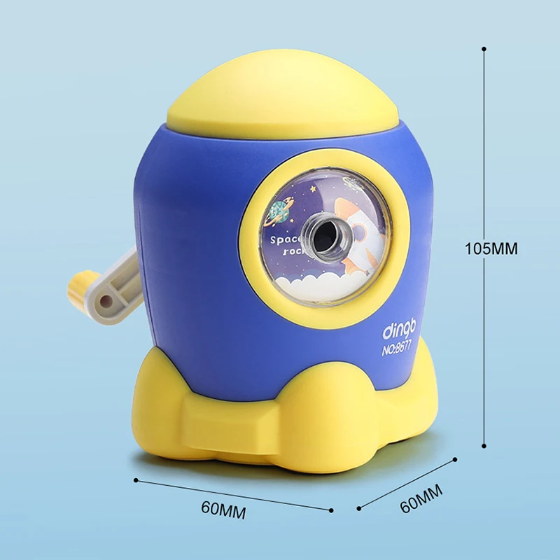 1Pc Rocket Cartoon Pencil Sharpener Students Pencil Sharpener Hand Crank Manual Sharpener Cartoon Pencil Cutter for Schoolstat
1Pc Rocket Cartoon Pencil Sharpener Students Pencil Sharpener Hand Crank Manual Sharpener Cartoon Pencil Cutter for Schoolstat