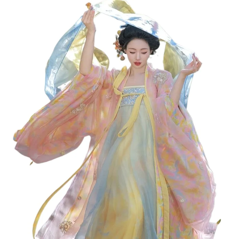 Chinese style New Hanfu Dress Women's Tang style Heavy Industry Embroidered Immortal Style Set Spring Autumn
Chinese style New Hanfu Dress Women's Tang style Heavy Industry Embroidered Immortal Style Set Spring Autumn