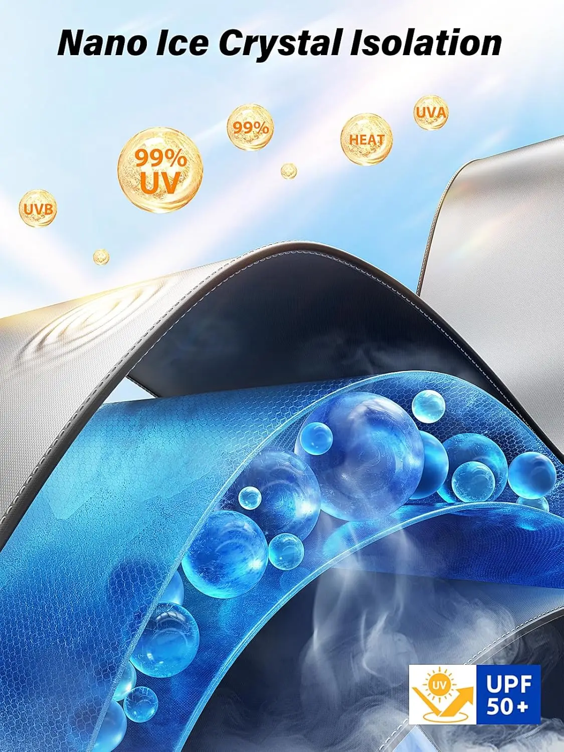 New Portable Car Windshield Sunshade Umbrella Foldable Heat Isolation Sun Visor Cover For Compact Mini Mid-size Car SUV
New Portable Car Windshield Sunshade Umbrella Foldable Heat Isolation Sun Visor Cover For Compact Mini Mid-size Car SUV