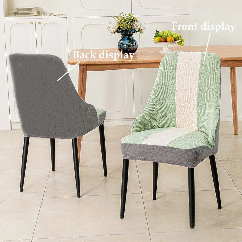 Jacquard Curved Small Arm Chair Covers Semi-circular 3 Colors Armchair Slipcovers Dining Room Seat Cover Home Decoration
Jacquard Curved Small Arm Chair Covers Semi-circular 3 Colors Armchair Slipcovers Dining Room Seat Cover Home Decoration