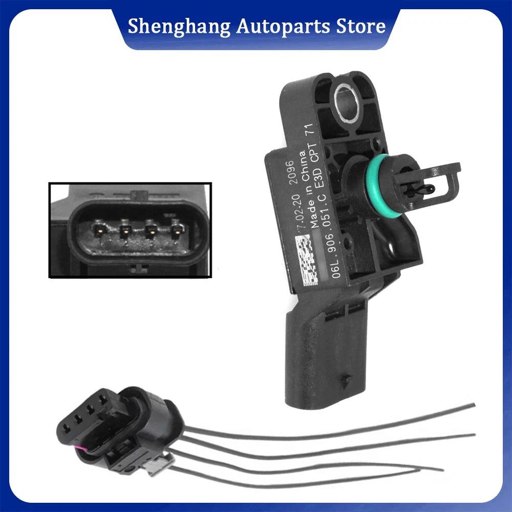06L906051C Intake Air Pressure Sensor MAP Sensor 038906051N 038906051T 038906051Q For Audi Lamborghini Seat/Cupra Skoda VW
06L906051C Intake Air Pressure Sensor MAP Sensor 038906051N 038906051T 038906051Q For Audi Lamborghini Seat/Cupra Skoda VW