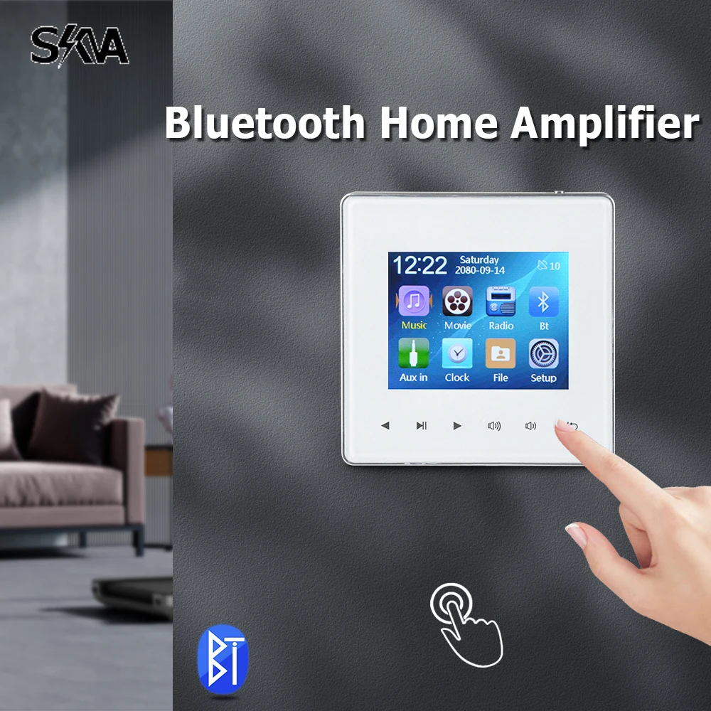 2,8-дюймовые настенные усилители звука, Bluetooth-совместимая клавиша, сенсорная мини-умный дом, фоновая музыкальная система, 2X20 Вт, настенная панель для отеля
2,8-дюймовые настенные усилители звука, Bluetooth-совместимая клавиша, сенсорная мини-умный дом, фоновая музыкальная система, 2X20 Вт, настенная панель для отеля