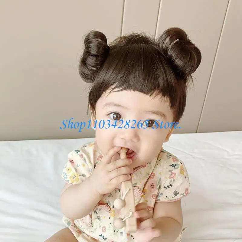 G2TE Baby Girls Headwear Infants Hairband Bun Hairpiece Short Hair Decors Lovely Headdress Bangs
G2TE Baby Girls Headwear Infants Hairband Bun Hairpiece Short Hair Decors Lovely Headdress Bangs