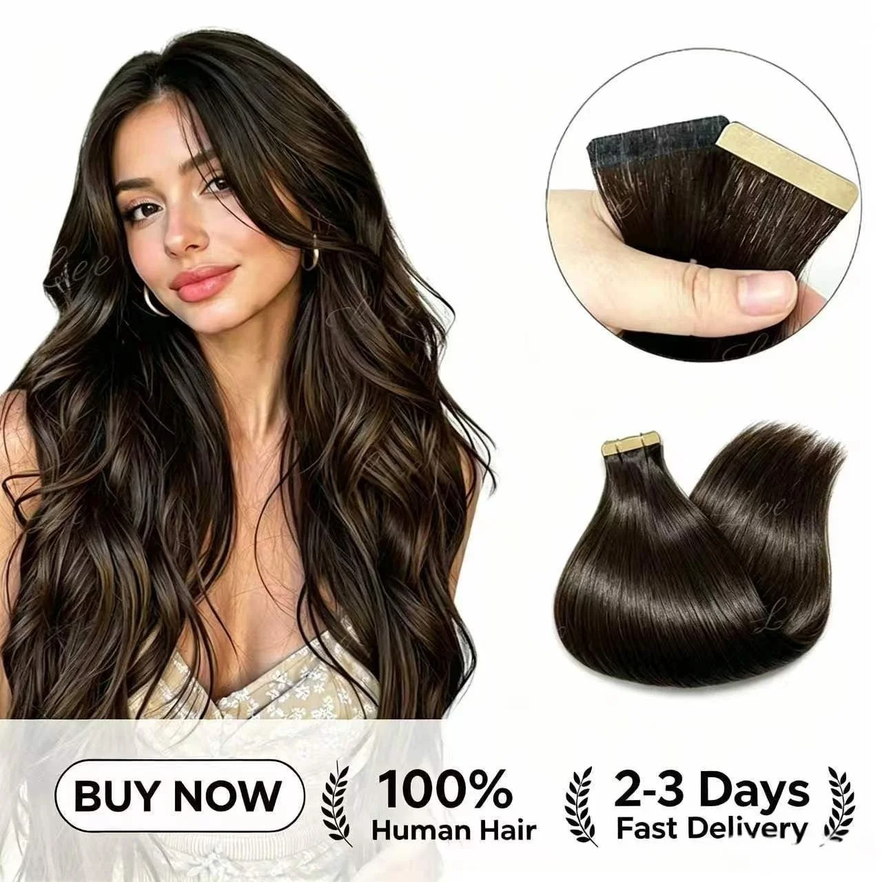 16-24 Inch Brown Tape In Human Hair Extensions 16A Seamless Invisible Straight Tape Ins 42 pcs-100g Colored Raw Virgin Skin Adhesive 100% Human Hair
16-24 Inch Brown Tape In Human Hair Extensions 16A Seamless Invisible Straight Tape Ins 42 pcs-100g Colored Raw Virgin Skin Adhesive 100% Human Hair