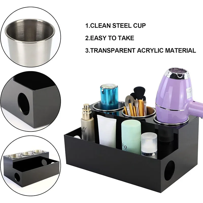 Multi Functional Hair Dryer Stand Toiletry Storage Bathroom Organizers Three Colors Acrylic Shelf Accessories Cradle Holders
Multi Functional Hair Dryer Stand Toiletry Storage Bathroom Organizers Three Colors Acrylic Shelf Accessories Cradle Holders