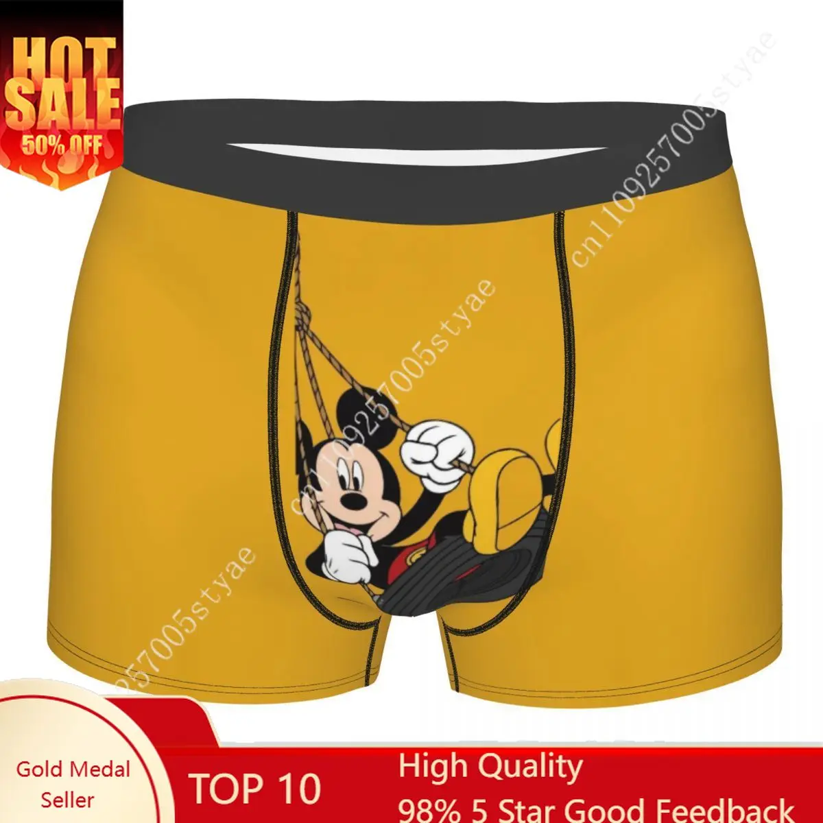 Custom Mickey Mouse Collage Underwear Men Printed Anime Cartoon Boxer Shorts Panties Briefs Breathable Underpants
Custom Mickey Mouse Collage Underwear Men Printed Anime Cartoon Boxer Shorts Panties Briefs Breathable Underpants