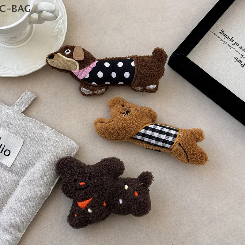 Trendy Plush Dachshund Hairpin Cartoon Puppy Headwear Creative Bangs Hair Clip Fashion Side Clip Cute Hair Accessories Gifts
Trendy Plush Dachshund Hairpin Cartoon Puppy Headwear Creative Bangs Hair Clip Fashion Side Clip Cute Hair Accessories Gifts