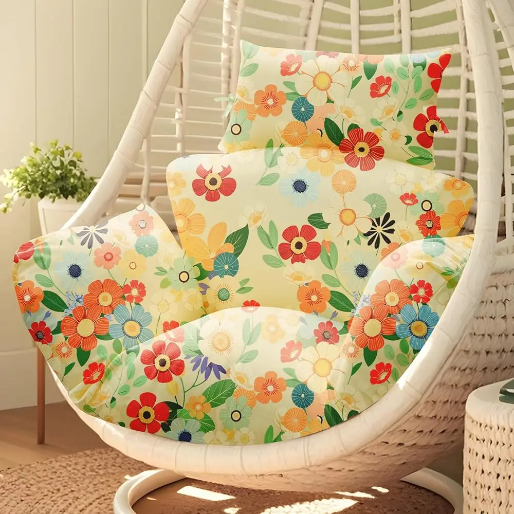 Waterproof Egg Chair Cushion Replacement 47X31.5X4.7 H Thicken Hanging Egg Swing Chair Cushion Indoor Outdoor Wicker Rattan
Waterproof Egg Chair Cushion Replacement 47X31.5X4.7 H Thicken Hanging Egg Swing Chair Cushion Indoor Outdoor Wicker Rattan