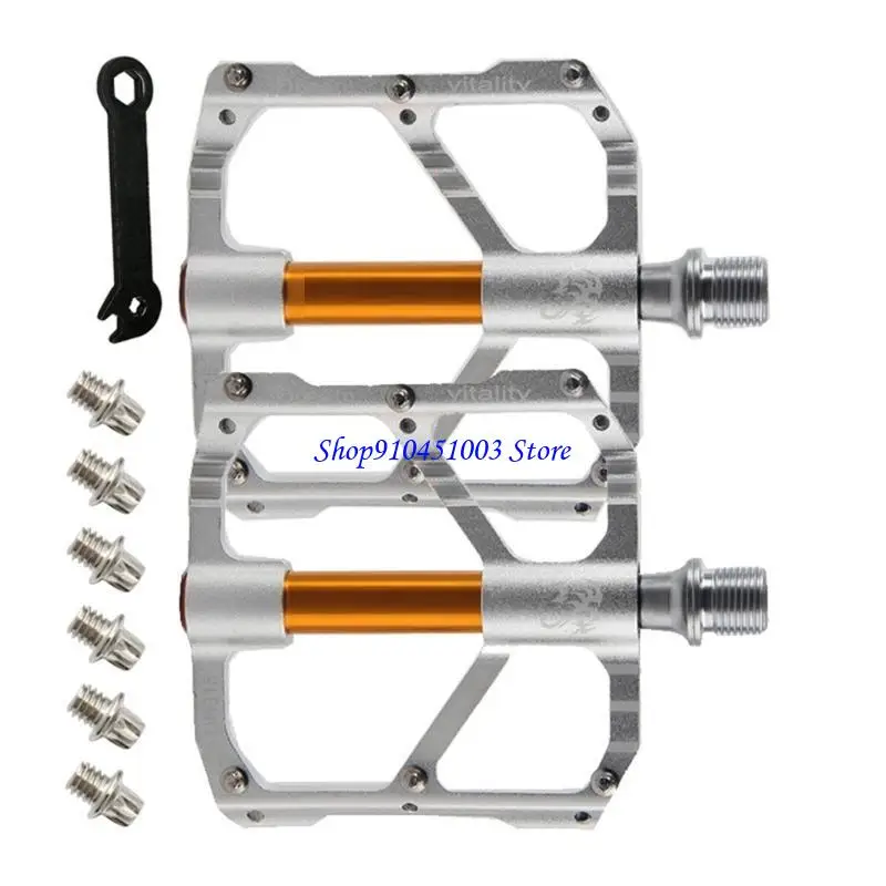 77HC педали для горных велосипедов из алюминиевого сплава, 3 подшипника, широкие плоские велосипедные педали, нескользящие для
77HC педали для горных велосипедов из алюминиевого сплава, 3 подшипника, широкие плоские велосипедные педали, нескользящие для