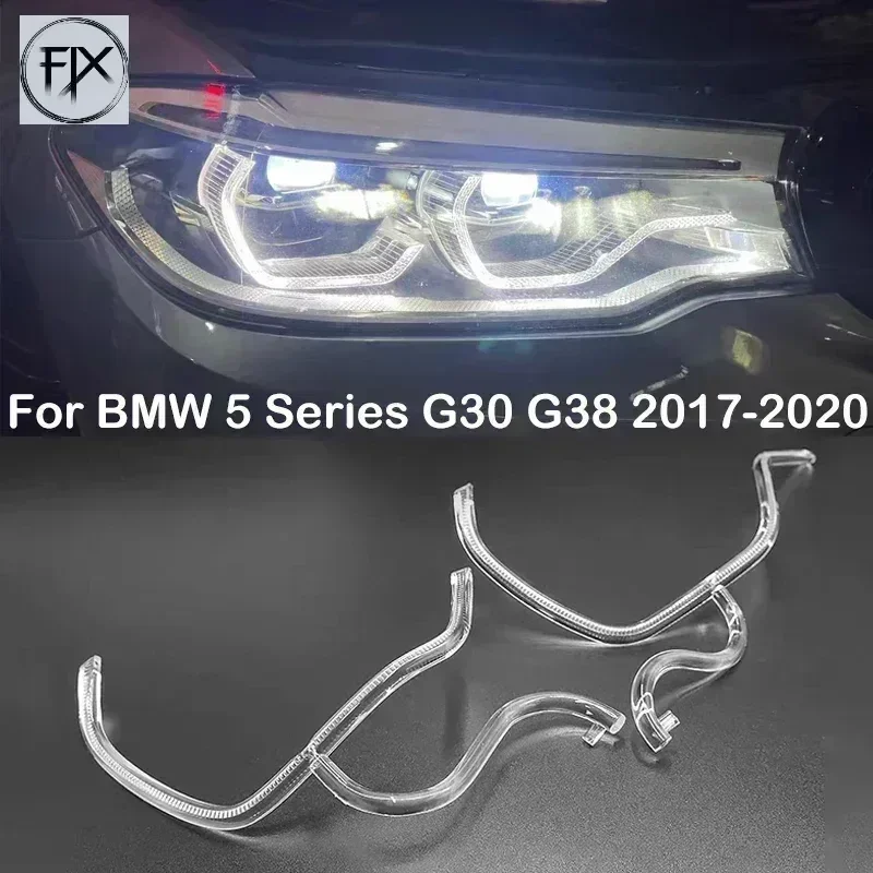 Новый! Для BMW 5 серии G30 G38 2017 2018 2019 2020 светодиодные DRL дневные ходовые огни направляющая пластина фары свет ангельских глаз
Новый! Для BMW 5 серии G30 G38 2017 2018 2019 2020 светодиодные DRL дневные ходовые огни направляющая пластина фары свет ангельских глаз