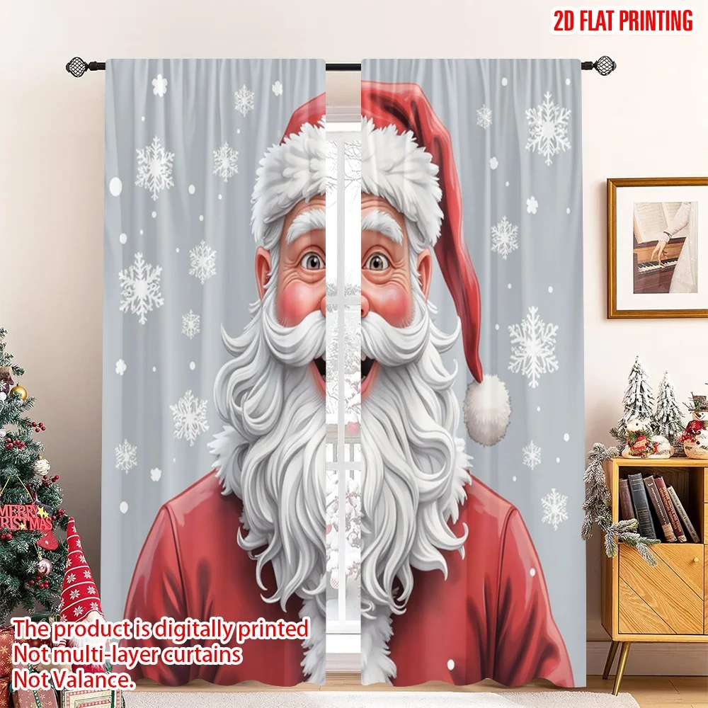 2pcs 2D flat printing Merry Christmas Popular Drapes Santa Claus Winter Snowflakes Fabric Without Electricity Family Party Use
2pcs 2D flat printing Merry Christmas Popular Drapes Santa Claus Winter Snowflakes Fabric Without Electricity Family Party Use