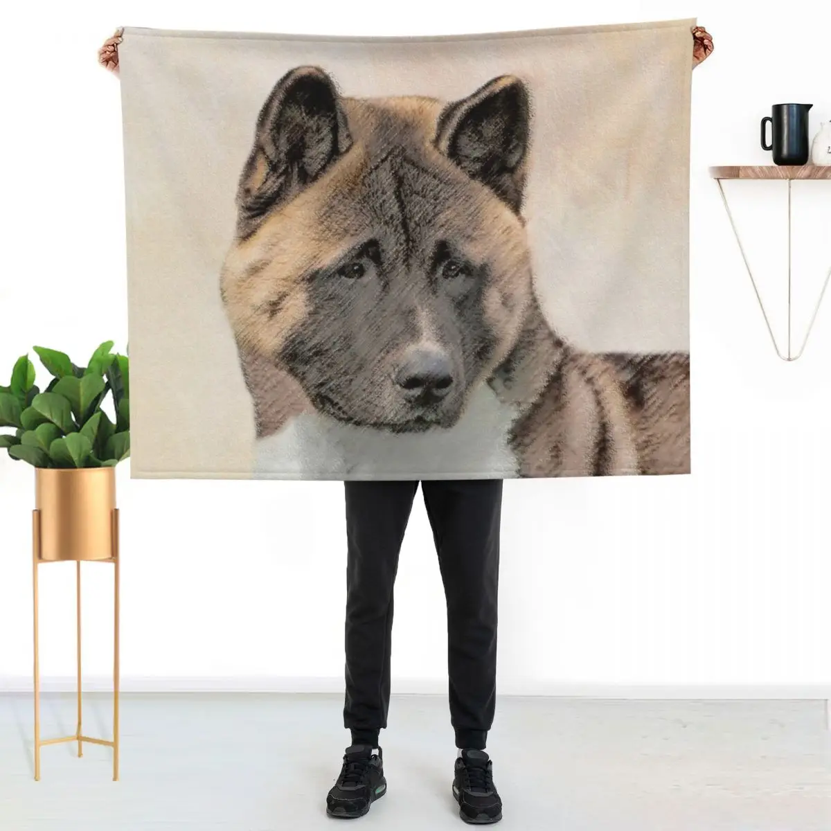 Akita Throw Blanket All Season Soft Lightweight Blanket for Home
Akita Throw Blanket All Season Soft Lightweight Blanket for Home